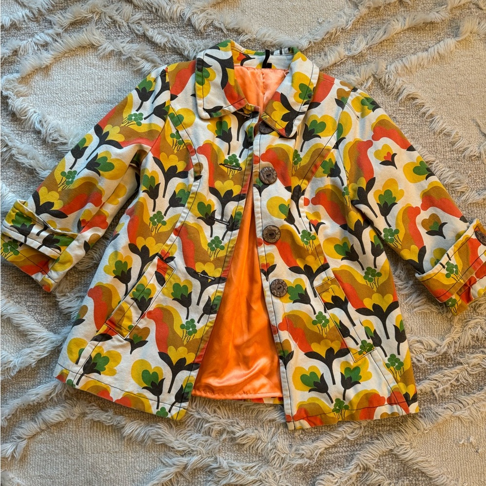 Vintage 70s floral folk Ambition jacket
